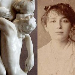 Portrait de Camille Claudel et de sa sculpture "l’œuvre" Grenoble Art-thérapie soin activité artistique